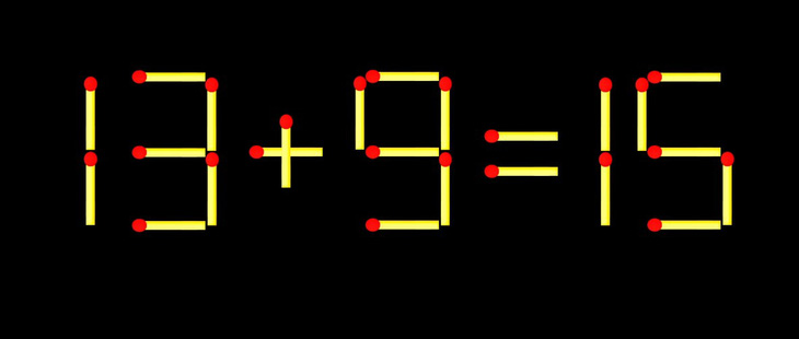 Thử tài IQ: Di chuyển một que diêm để 19+17=2 thành phép tính đúng - Ảnh 2.