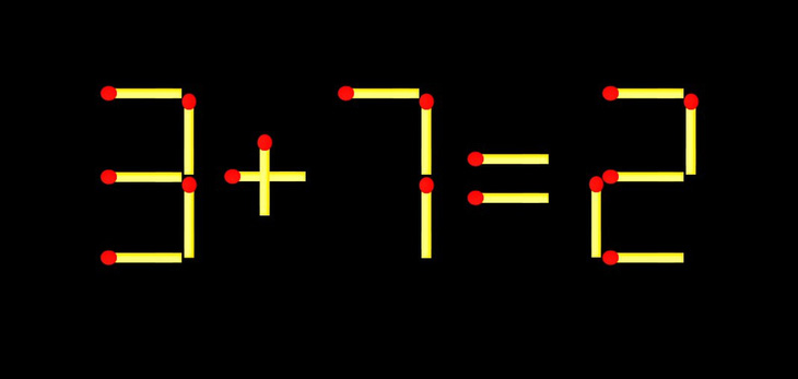 Thử tài IQ: Di chuyển một que diêm để 7+7=6 thành phép tính đúng - Ảnh 3.