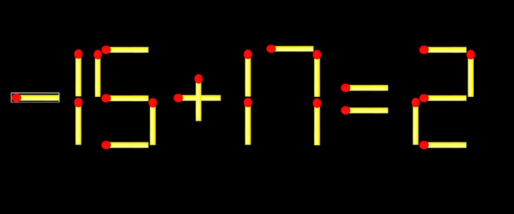 Thử tài IQ: Di chuyển một que diêm để 19+17=2 thành phép tính đúng - Ảnh 1.