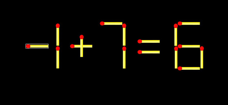 Thử tài IQ: Di chuyển một que diêm để 7+7=6 thành phép tính đúng - Ảnh 1.