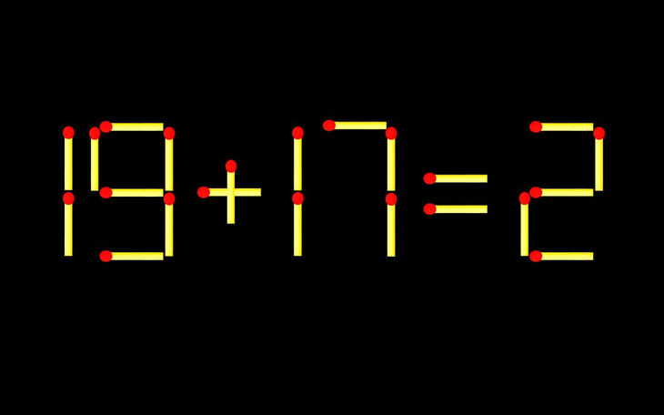 Thử tài IQ: Di chuyển một que diêm để 1+3=47 thành phép tính đúng - Ảnh 8.