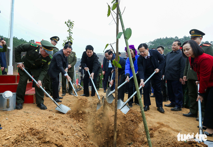 Chủ tịch nước Lương Cường: Trồng cây bản địa, có khả năng chống chịu với biến đổi khí hậu - Ảnh 3.