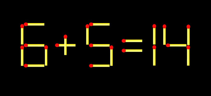 Thử tài IQ: Di chuyển một que diêm để 1+3=47 thành phép tính đúng - Ảnh 2.