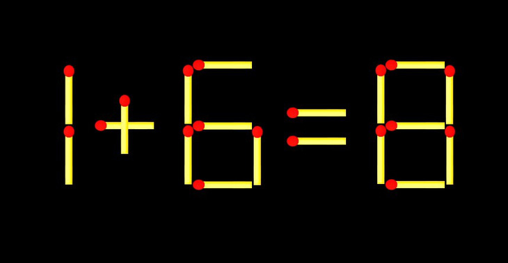 Thử tài IQ: Di chuyển một que diêm để 9+4=1 thành phép tính đúng - Ảnh 5.