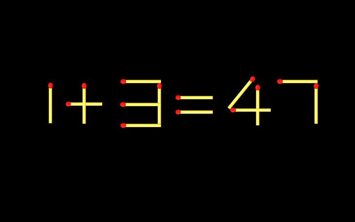 Thử tài IQ: Di chuyển một que diêm để 9+4=1 thành phép tính đúng - Ảnh 7.