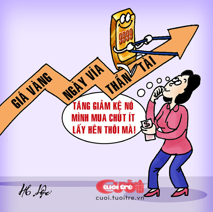 Ngày vía Thần Tài, may mắn thuộc về tiệm vàng - Ảnh 1.