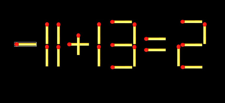 Thử tài IQ: Di chuyển một que diêm để 11+19=2 thành phép tính đúng - Ảnh 1.