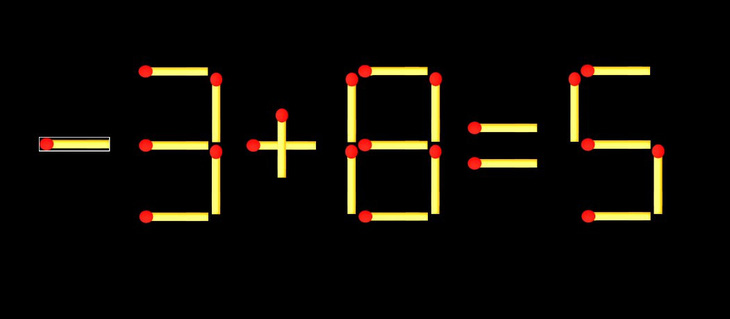 Thử tài IQ: Di chuyển một que diêm để 9+8=5 thành phép tính đúng - Ảnh 1.