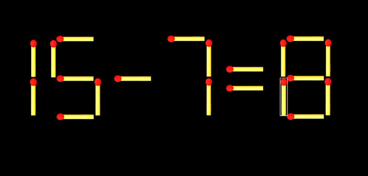 Thử tài IQ: Di chuyển một que diêm để 9+8=5 thành phép tính đúng - Ảnh 1.