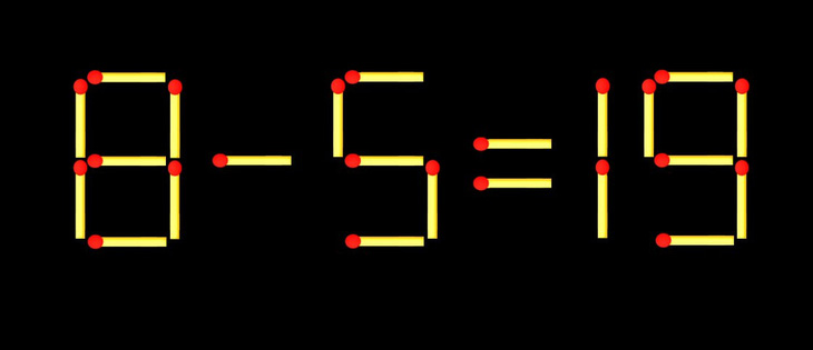 Thử tài IQ: Di chuyển một que diêm để 3-8=5 thành phép tính đúng - Ảnh 3.