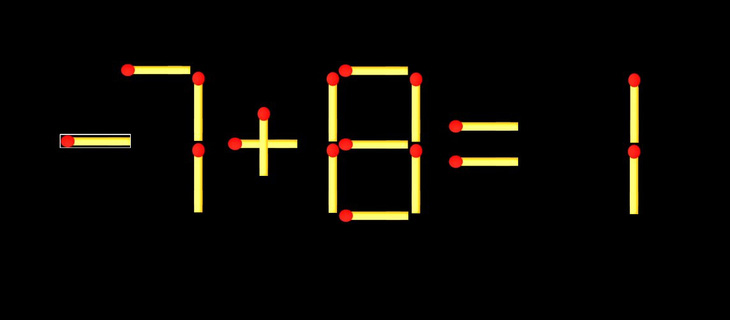 Thử tài IQ: Di chuyển một que diêm để 3-8=5 thành phép tính đúng - Ảnh 1.