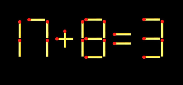 Thử tài IQ: Di chuyển một que diêm để 2+77=8 thành phép tính đúng - Ảnh 3.