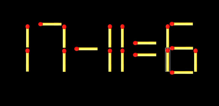 Thử tài IQ: Di chuyển một que diêm để 1+5=77 thành phép tính đúng - Ảnh 1.