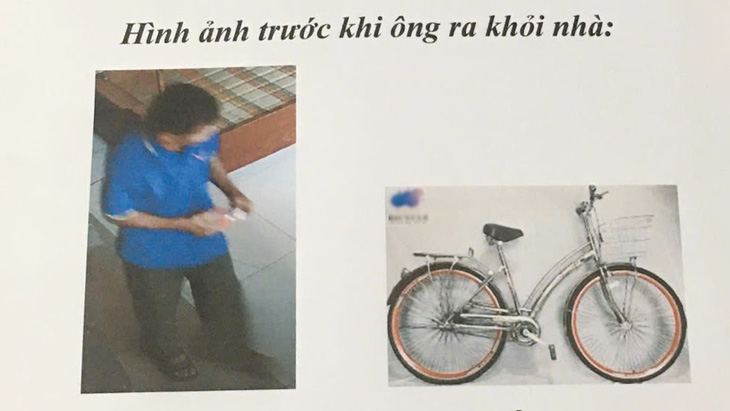 Ông nội mới từ Quảng Bình vào TP.HCM, đạp xe chở cháu đi học rồi mất liên lạc - Ảnh 1.