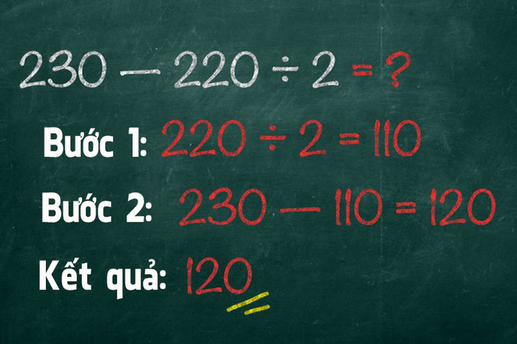 Bài toán cộng trừ nhân chia đơn giản nhưng nhiều người giải sai - Ảnh 6.