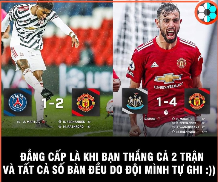 Ảnh chế trận PSG 1-2 Manchester United