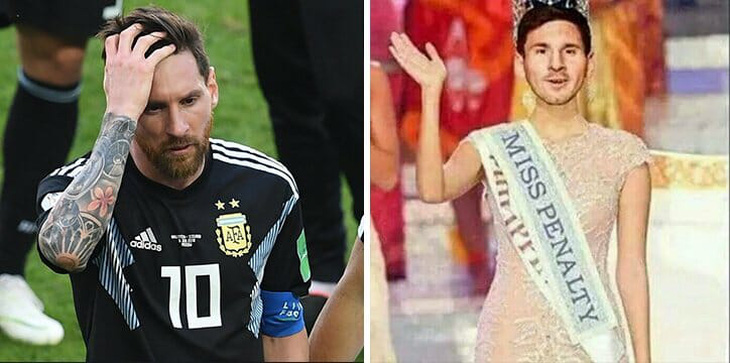 Messi từng bị chế giễu là 