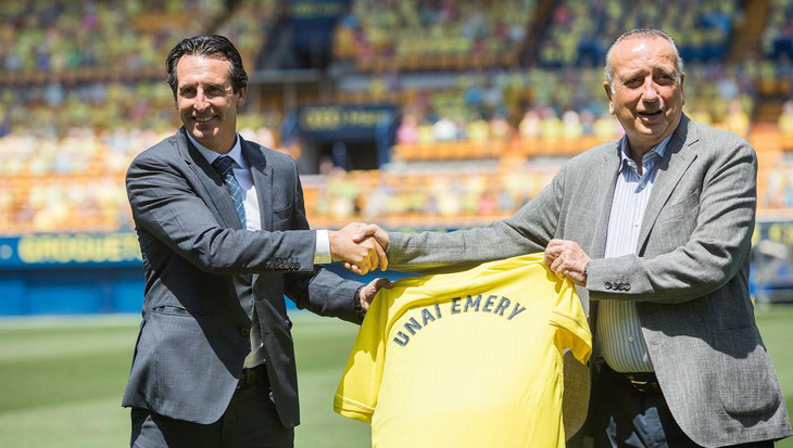HLV Emery giờ đang dẫn Villarreal khá thành công