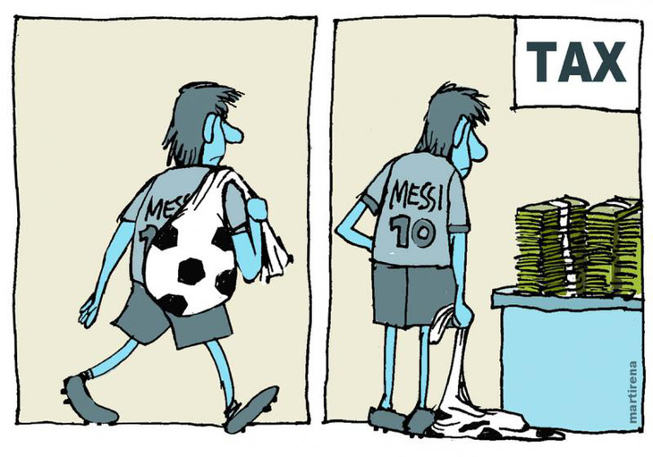 Rắc rối thuế chưa buông tha Messi