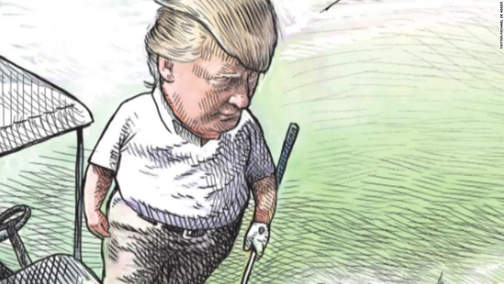 Ông Trump là một cao thủ chơi golf