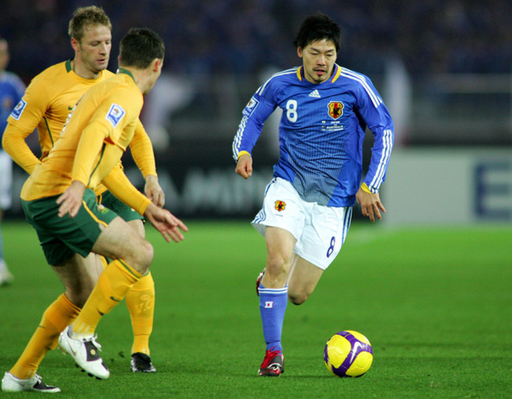 Daisuke Matsui khoác áo tuyển Nhật chơi ở World Cup 2010. Ảnh: FIFA.