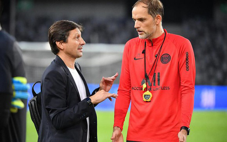 Giám đốc thể thao Leonardo được cho đã đẩy Tuchel ra đường. Ảnh: Getty.