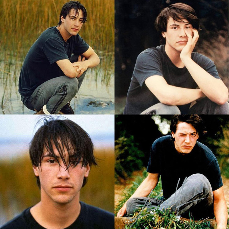 
                Young Keanu Reeves.
               