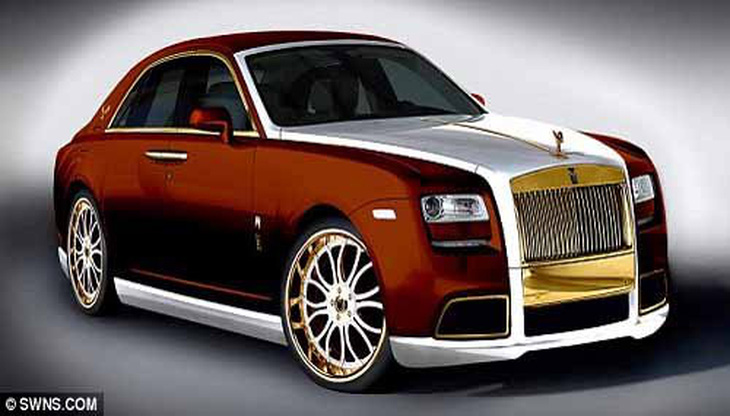 Roll-Royce dát vàng giá 1 triệu bảng Anh