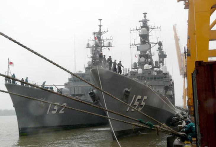 Tàu hải quân Nhật Bản thăm Việt Nam