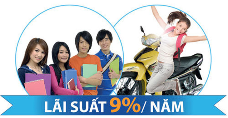 Sinh viên được hỗ trợ vay mua xe máy, vay du học lãi suất ưu đãi, thủ tục nhanh gọn