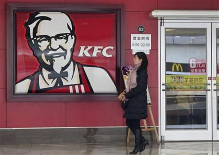 KFC ở Trung Quốc 'dính đòn'