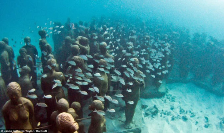 Độc đáo bảo tàng tượng lớn nhất dưới biển
