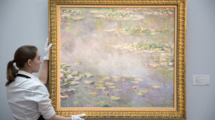 Bức Hoa súng của Monet bán 54 triệu USD