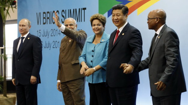 BRICS thành lập ngân hàng và quỹ 100 tỉ USD