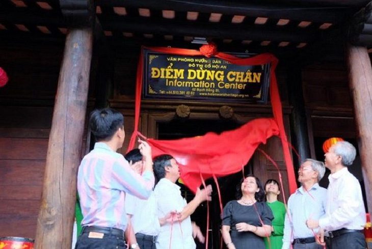 Khai trương điểm dừng chân du khách tại phố cổ Hội An