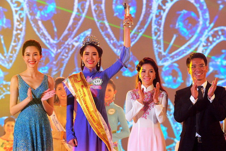 Hoa khôi Nam Em tranh tài tại Hoa hậu hoàn vũ VN 2015