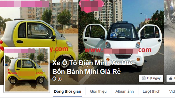 Đừng mua ôtô điện rao bán trên mạng