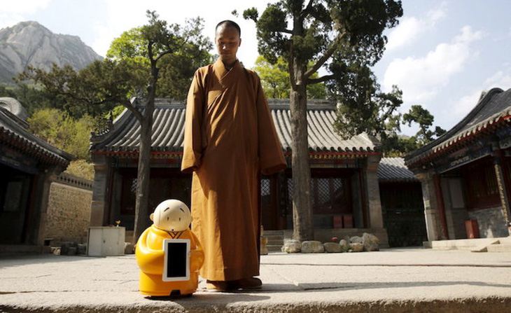 'Thầy chùa robot' gây sốt mạng Trung Quốc
