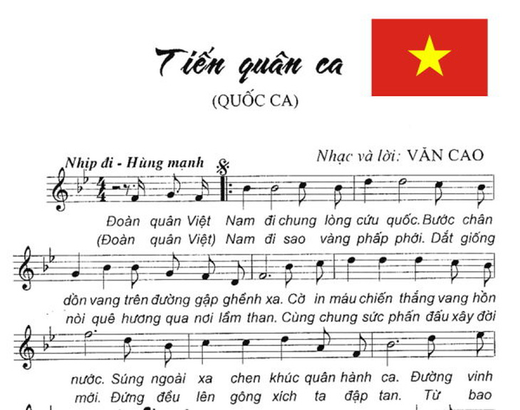 Gia đình nhạc sĩ Văn Cao hiến tặng ca khúc Tiến quân ca