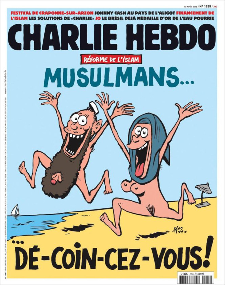 Charlie Hebdo lại chọc giận người Hồi giáo