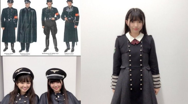 Nhóm nữ Nhật mặc đồ giống lính Đức quốc xã gây sốc