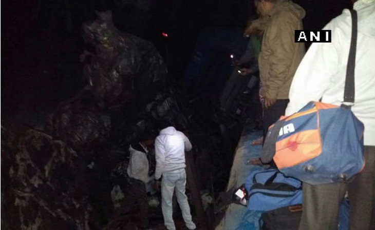 Xe lửa trật đường ray ở Ấn Độ, 39 người chết