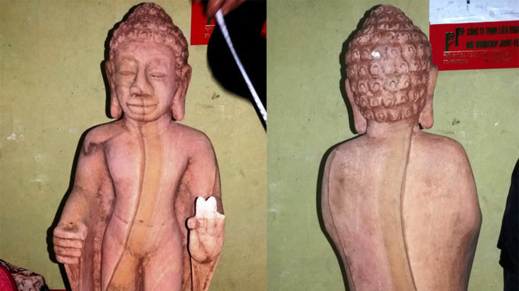 Tượng Phật phát lộ ở Huế có thể là đồ giả cổ
