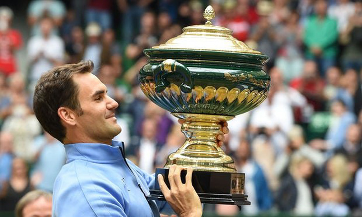 Federer lần thứ 9 vô địch Giải quần vợt Halle Open