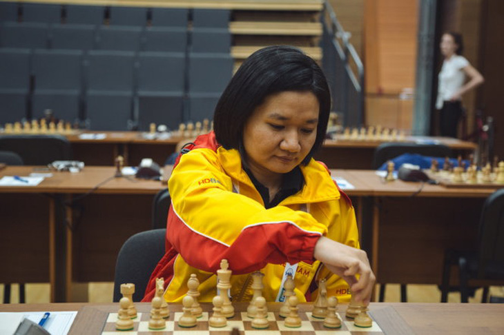 ​Tuyển cờ vua nữ VN xếp hạng 8 ở giải thế giới