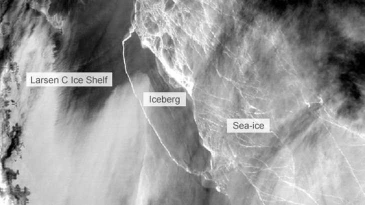Lo âu với tảng băng trôi khổng lồ từ Nam Cực