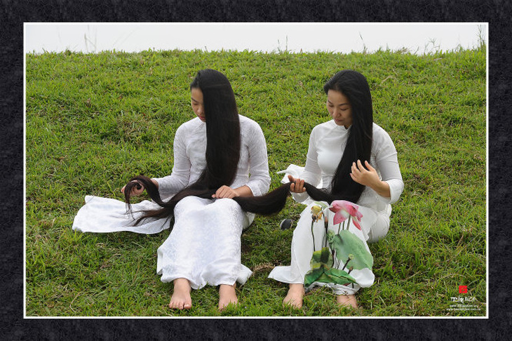 Ngắm bộ ảnh chụp mái tóc dài nhất Việt Nam