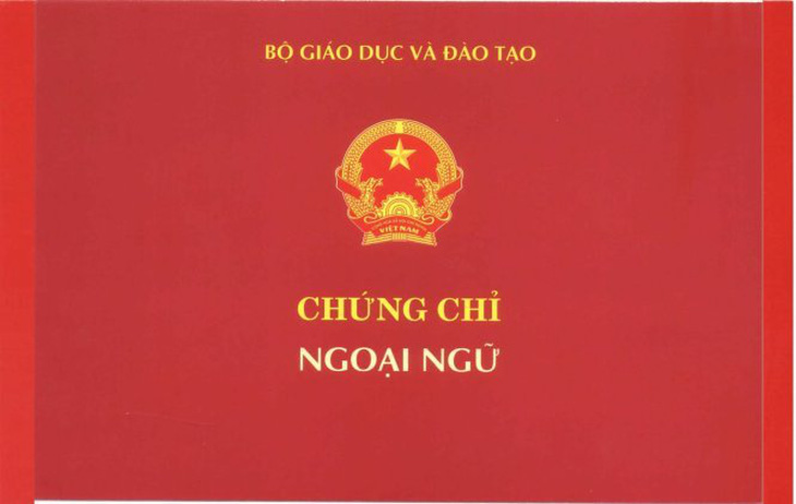 ​Dừng tổ chức cấp chứng chỉ năng lực ngoại ngữ ngoài nhà trường