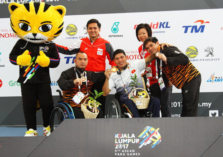 ​Thanh Tùng giành 3 HCV, phá 2 kỷ lục ASEAN Para Games