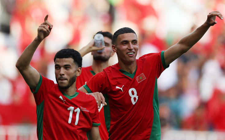 Đánh bại Ai Cập 6-0, Morocco giành huy chương đồng môn bóng đá nam Olympic 2024- Ảnh 1.